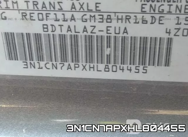 3N1CN7APXHL804455 фото 9