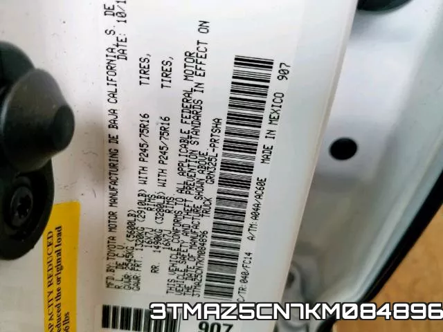 3TMAZ5CN7KM084896 фото 2
