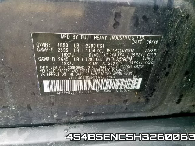 4S4BSENC5H3260063 фото 2