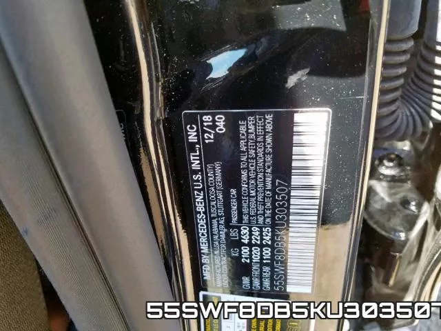 55SWF8DB5KU303507 фото 2