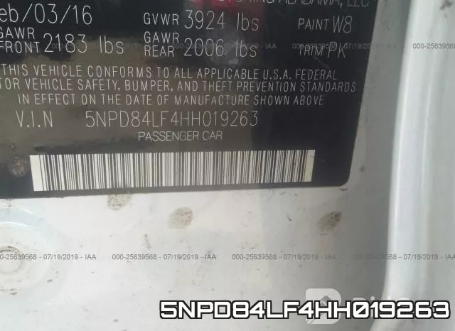 5NPD84LF4HH019263 фото 9