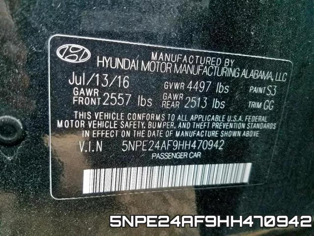 5NPE24AF9HH470942 фото 2