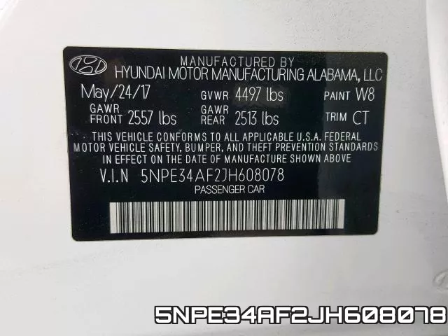 5NPE34AF2JH608078 фото 2
