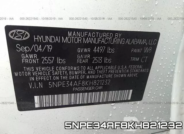 5NPE34AF8KH821232 фото 10