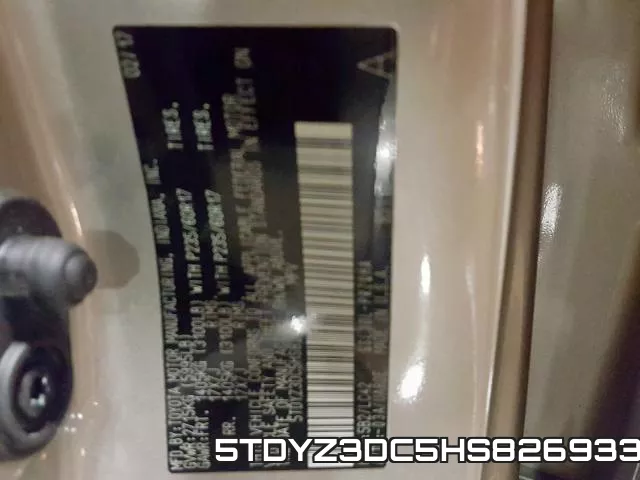 5TDYZ3DC5HS826933 фото 2