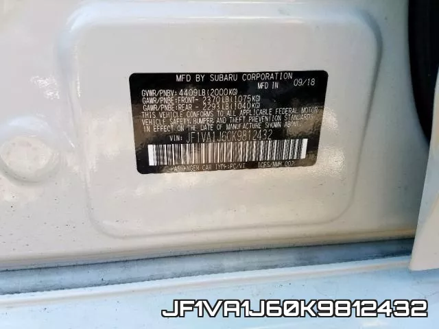 JF1VA1J60K9812432 фото 2