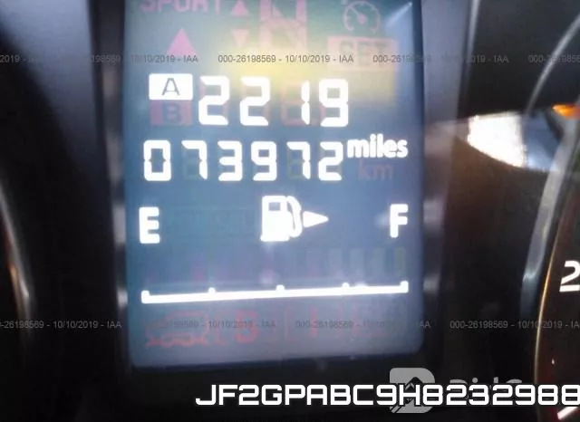 JF2GPABC9H8232988 фото 8