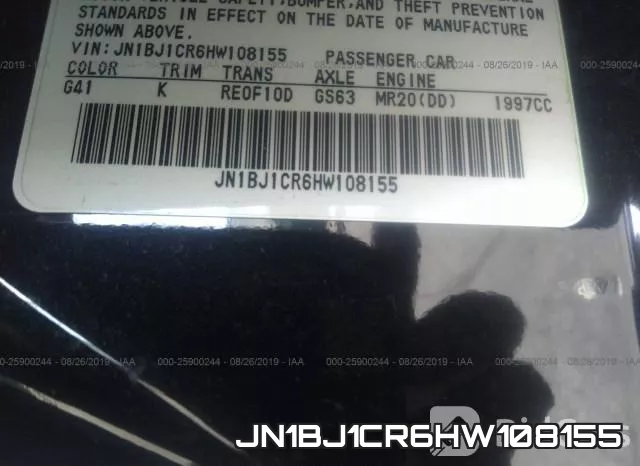 JN1BJ1CR6HW108155 фото 10