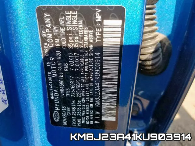 KM8J23A41KU903914 фото 2