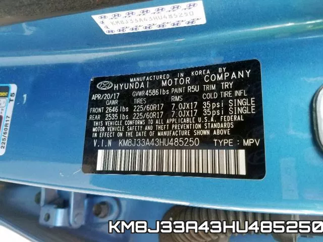 KM8J33A43HU485250 фото 2
