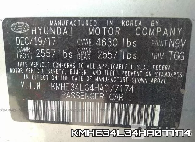 KMHE34L34HA077174 фото 10