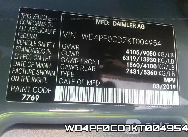 WD4PF0CD7KT004954 фото 10