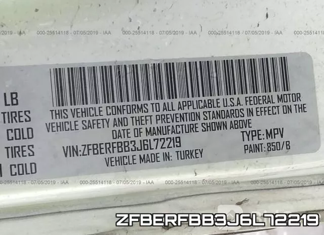 ZFBERFBB3J6L72219 фото 10