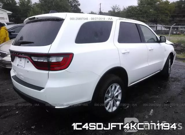 1C4SDJFT4KC771194 фото 5