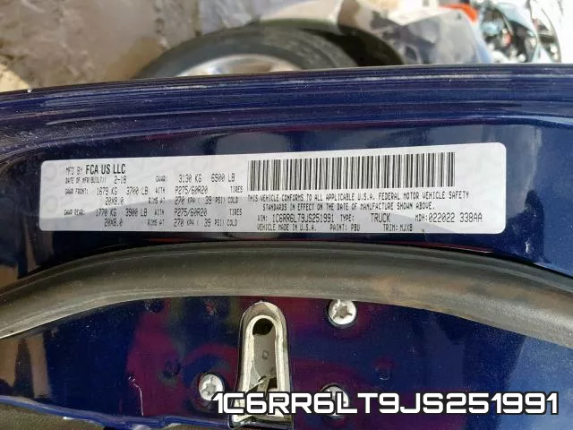 1C6RR6LT9JS251991 фото 2