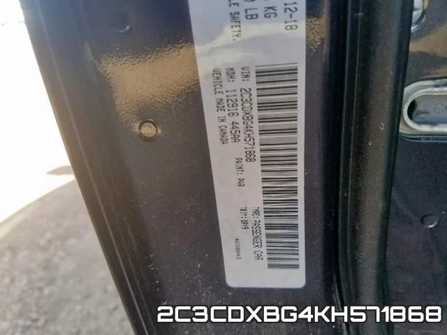 2C3CDXBG4KH571868 фото 2