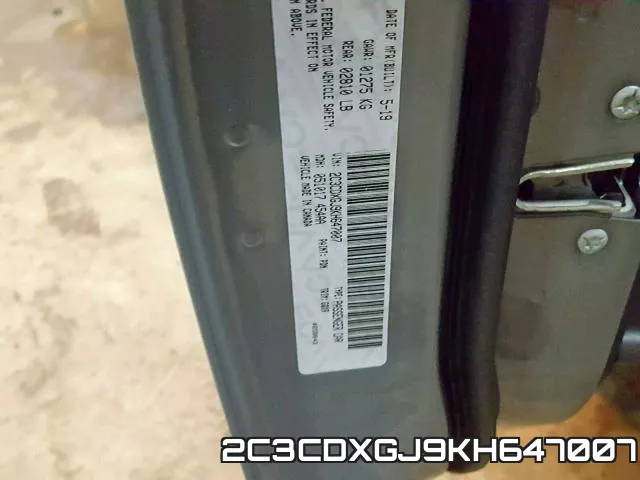 2C3CDXGJ9KH647007 фото 2