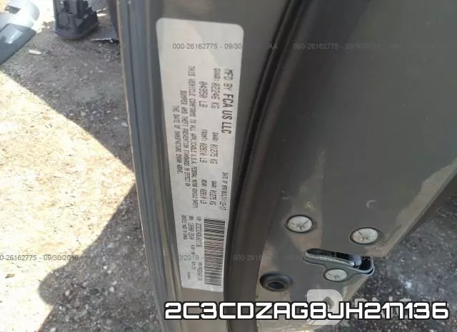2C3CDZAG8JH217136 фото 10