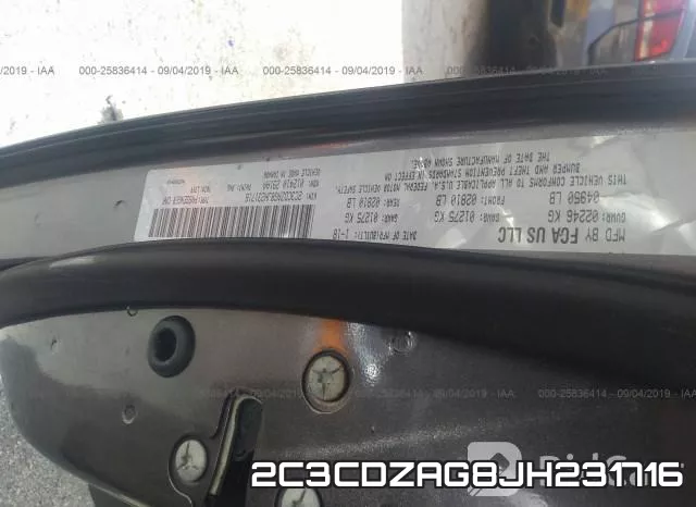 2C3CDZAG8JH231716 фото 10