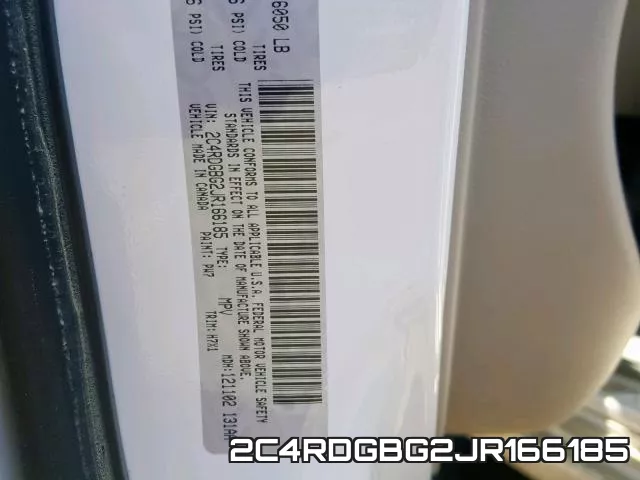 2C4RDGBG2JR166185 фото 2