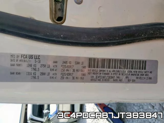 3C4PDCAB7JT383847 фото 2
