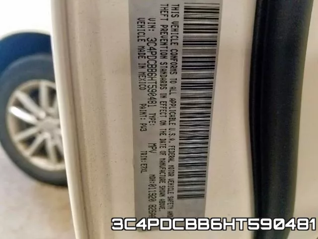 3C4PDCBB6HT590481 фото 2
