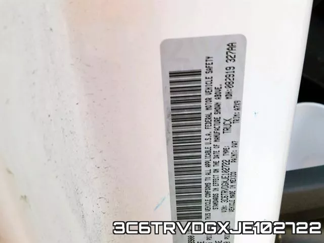 3C6TRVDGXJE102722 фото 2