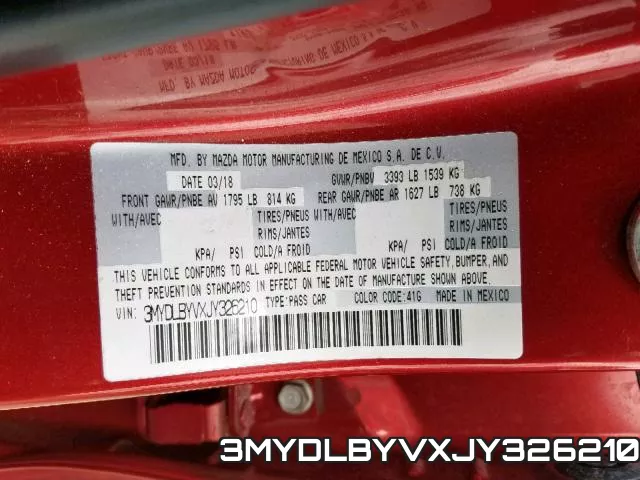 3MYDLBYVXJY326210 фото 2