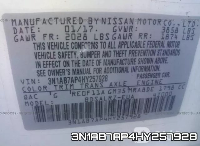 3N1AB7AP4HY257928 фото 10