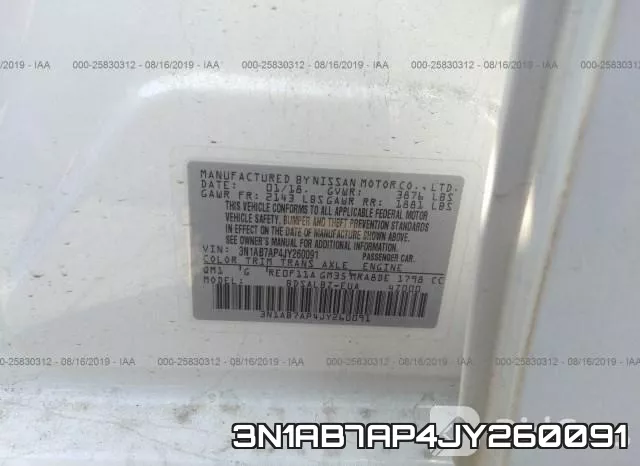 3N1AB7AP4JY260091 фото 8