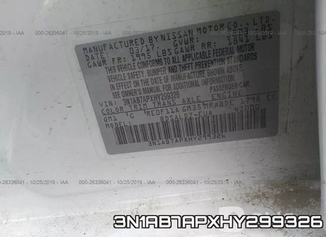 3N1AB7APXHY299326 фото 10