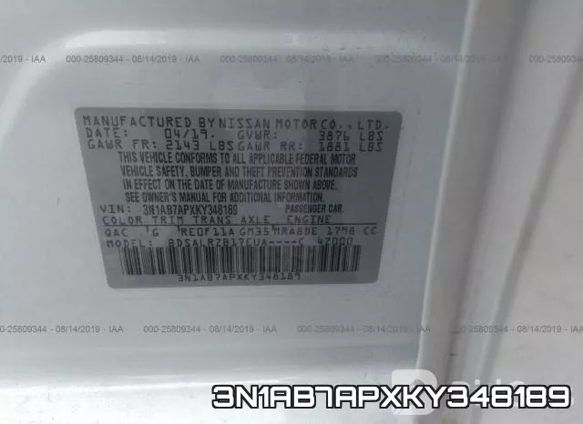 3N1AB7APXKY348189 фото 10