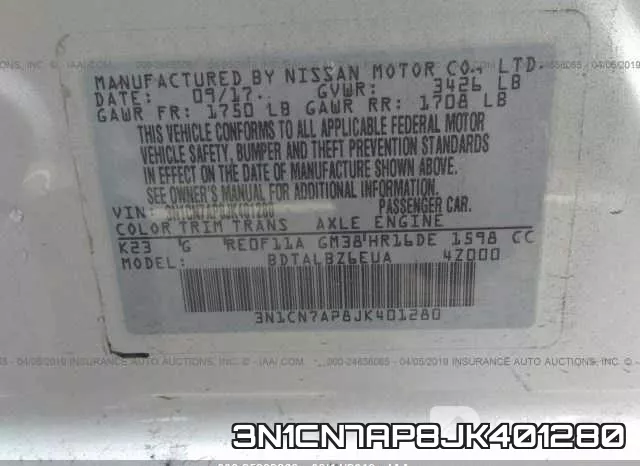 3N1CN7AP8JK401280 фото 10