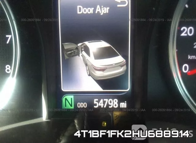 4T1BF1FK2HU688914 фото 6