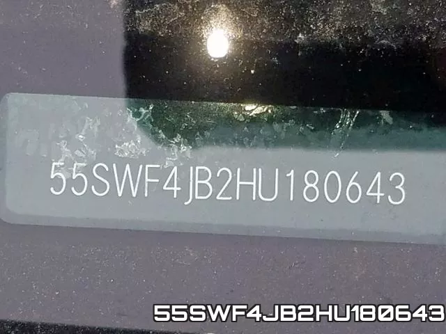 55SWF4JB2HU180643 фото 2
