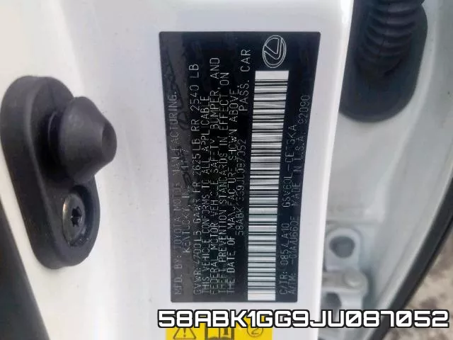 58ABK1GG9JU087052 фото 2
