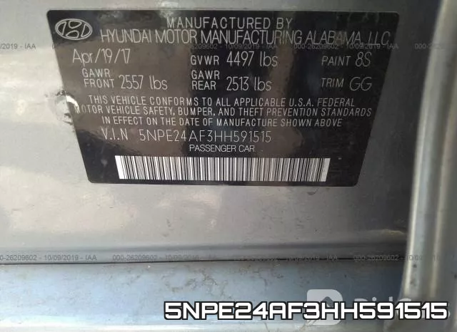 5NPE24AF3HH591515 фото 10