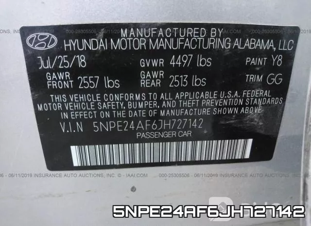 5NPE24AF6JH727142 фото 9