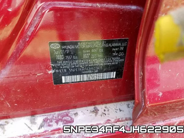 5NPE34AF4JH622905 фото 2