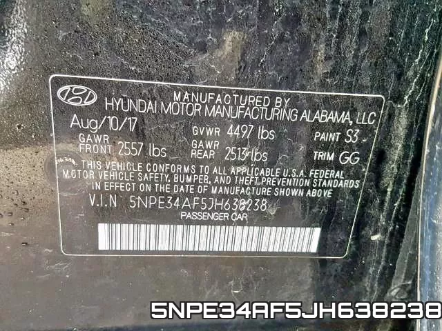 5NPE34AF5JH638238 фото 2