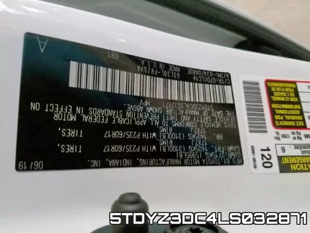 5TDYZ3DC4LS032871 фото 2