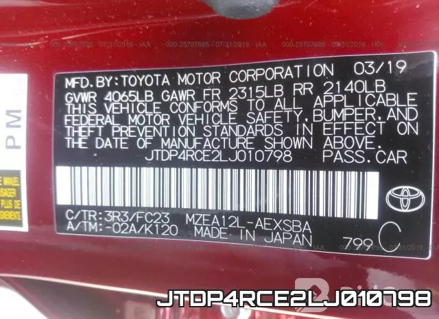JTDP4RCE2LJ010798 фото 10