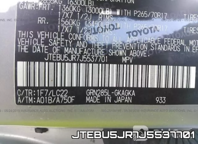 JTEBU5JR7J5537701 фото 10