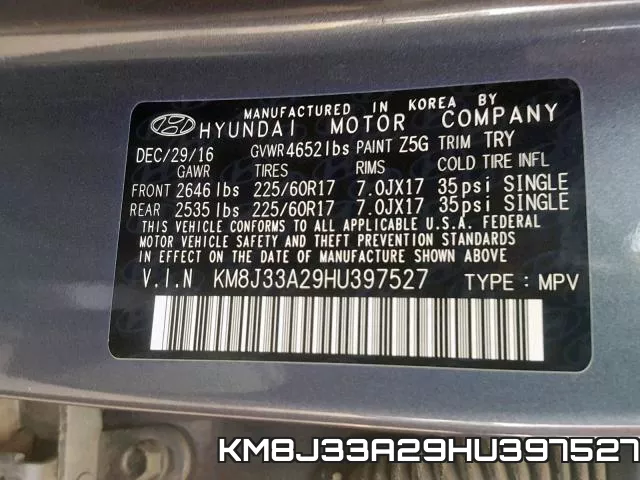 KM8J33A29HU397527 фото 2