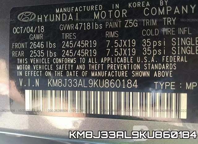 KM8J33AL9KU860184 фото 10