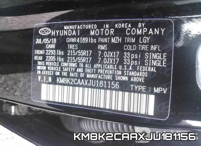 KM8K2CAAXJU181156 фото 10