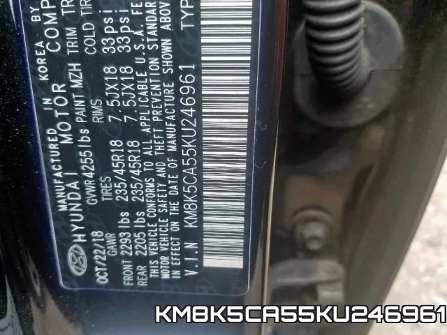 KM8K5CA55KU246961 фото 2