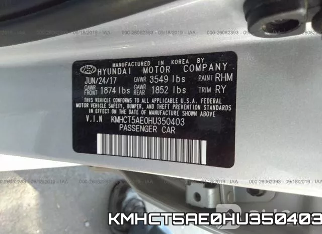 KMHCT5AE0HU350403 фото 10