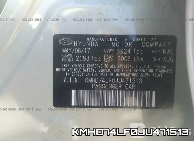 KMHD74LF0JU471513 фото 9