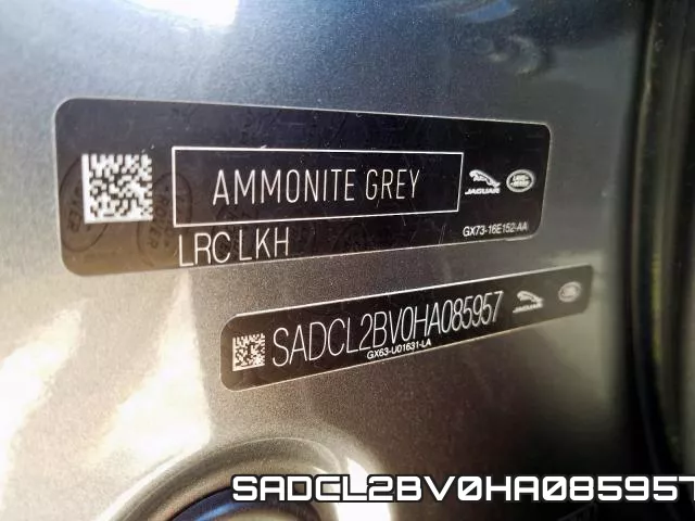 SADCL2BV0HA085957 фото 2